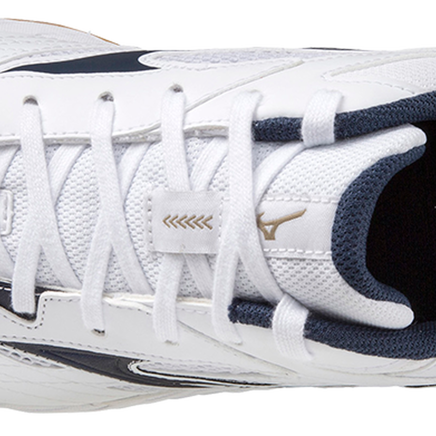 Mizuno WAVE DRIVE 9 White/dress blues/gold